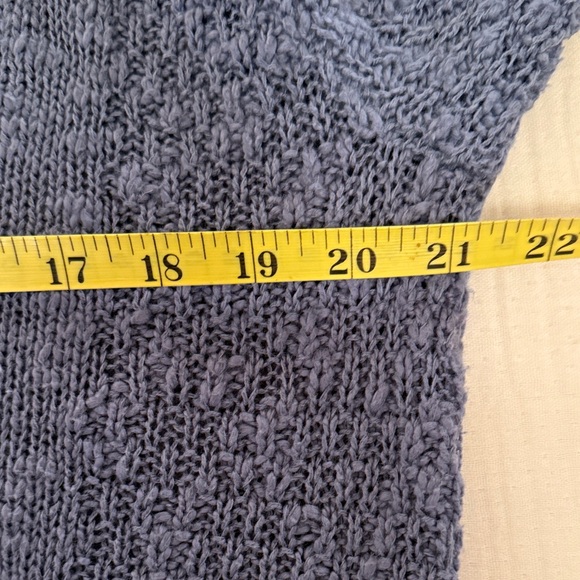 Roxy V-Neck Blue Hooded Sweater 100% Cotton - Picture 14 of 15